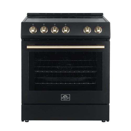 FORNO Espresso Leonardo Convection Oven Range 76cm 141.6L FFSEL6012-30BLK