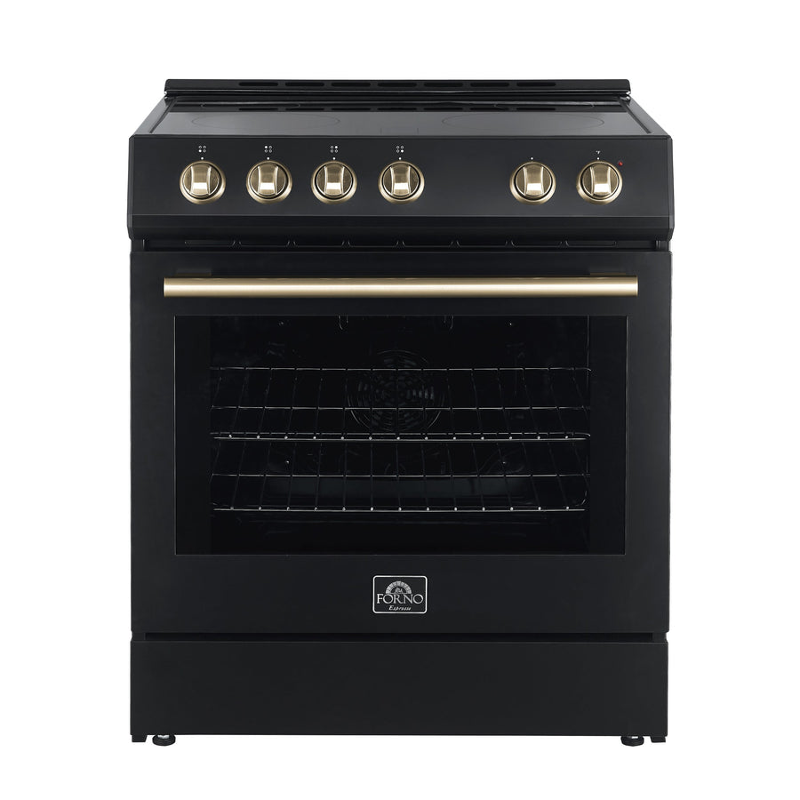 FORNO Espresso Leonardo Convection Oven Range 76cm 141.6L FFSEL6012-30BLK