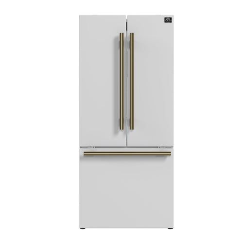 FORNO Espresso Gallipoli French Door Refrigerator 76cm 495.5L FFFFD1974-31WHT