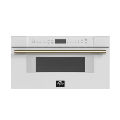 FORNO Espresso Capoliveri Built-In Microwave 75.9cm 34L FMWDR3000-30WHT