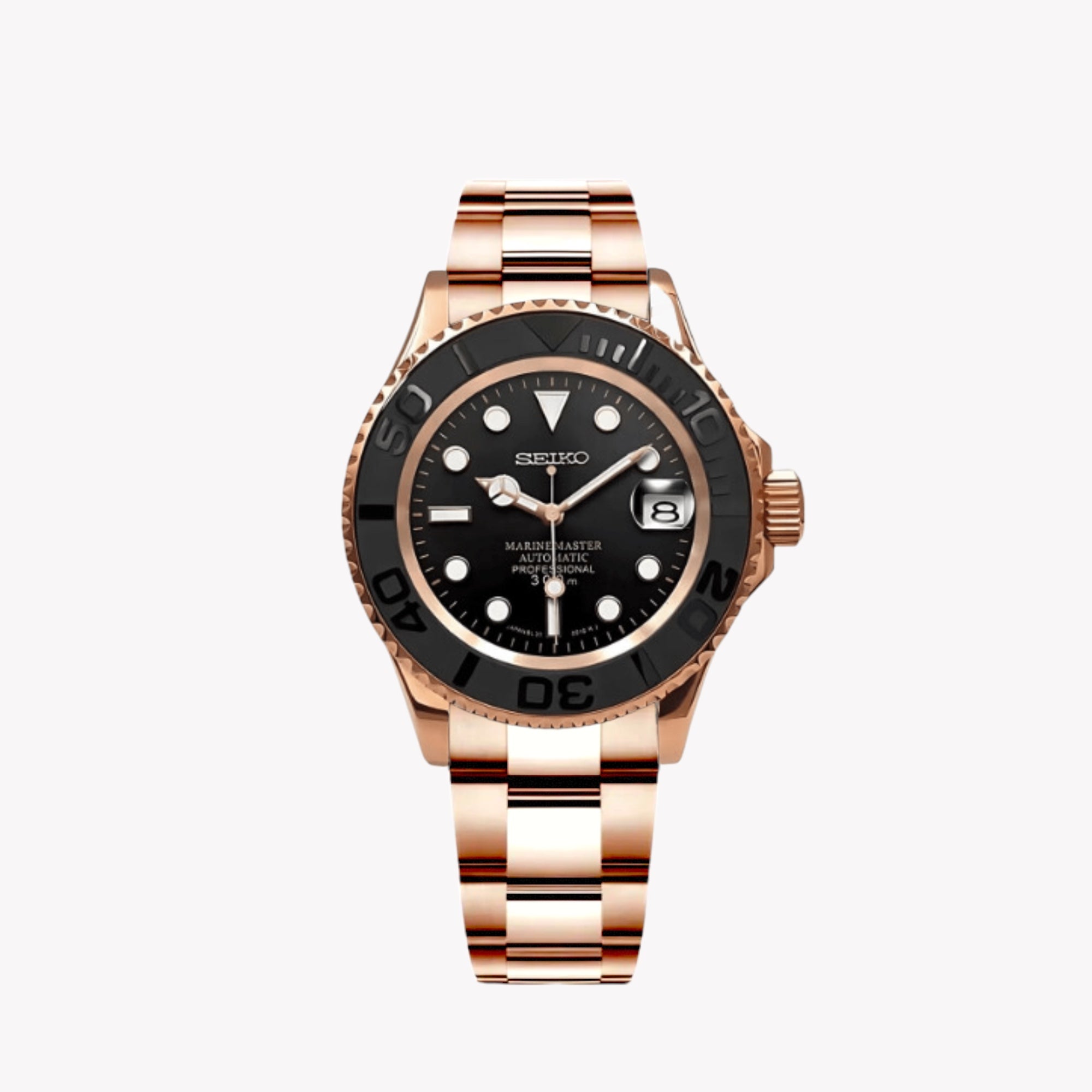 Seikomariner Rosegold Rubber