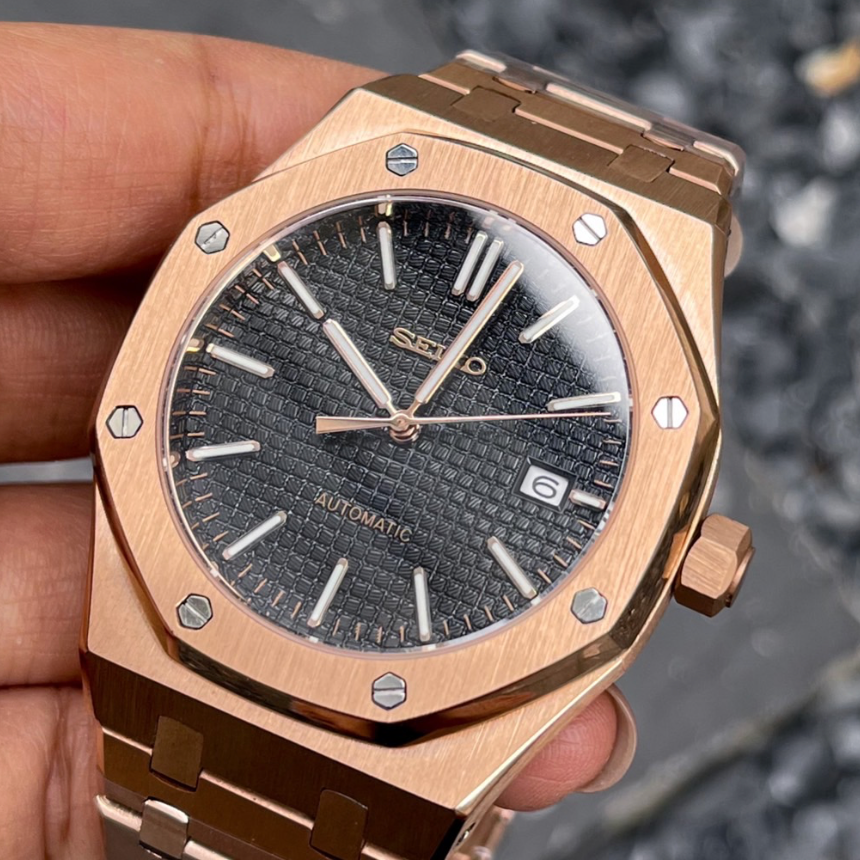 Royal Seikoak Rosegold Black