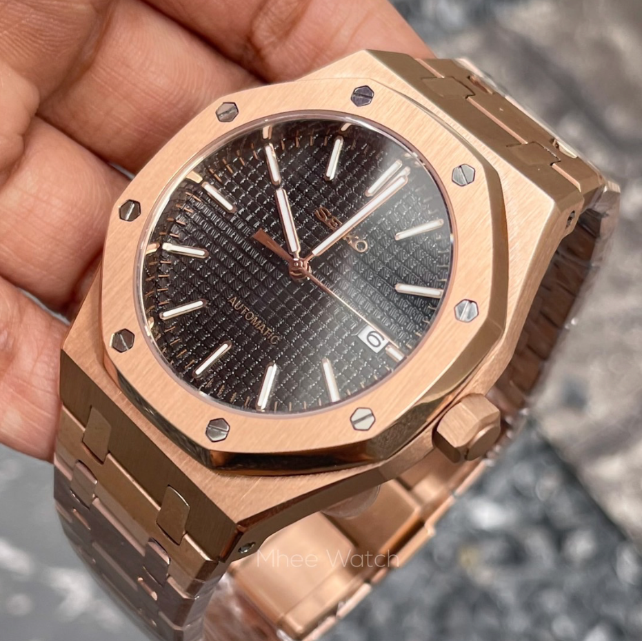 Royal Seikoak Rosegold Black