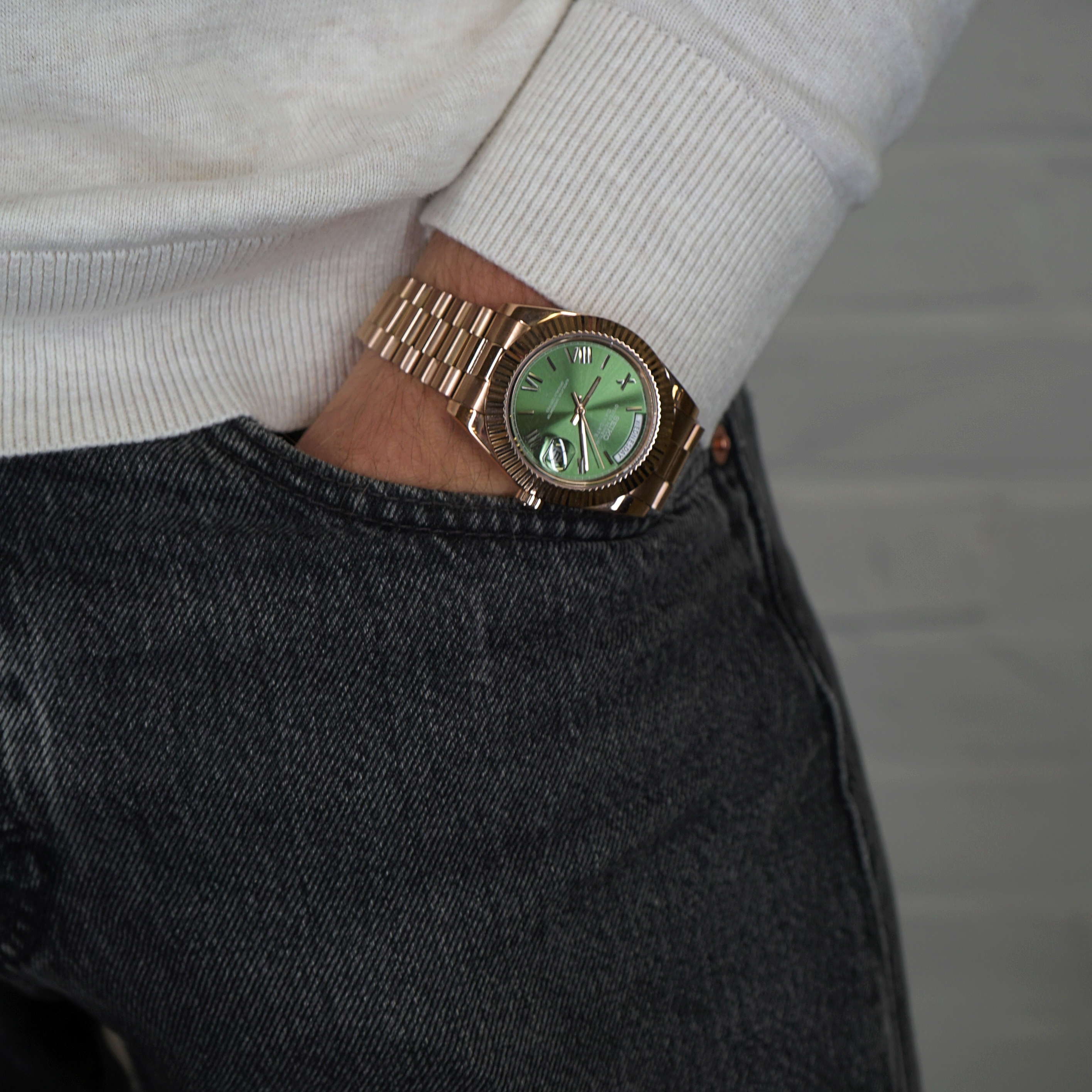 Seikodate Olive Rosegold