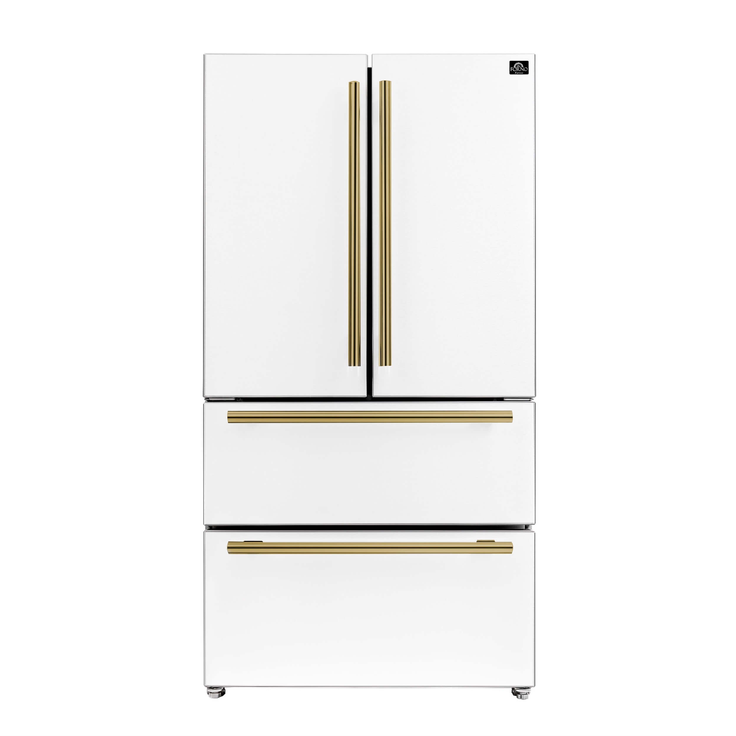 FORNO Espresso Moena French Door Refrigerator 91.4cm 543.7L White