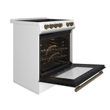FORNO Espresso Leonardo Electric Range 76.2cm 141.6L White FFSEL6012-30WHT 5