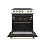 FORNO Espresso Leonardo Electric Range 76.2cm 141.6L White FFSEL6012-30WHT 4
