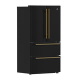 FORNO Moena French Door Refrigerator 91.4cm 543.7L Black FFRBI1820-36BLK 6