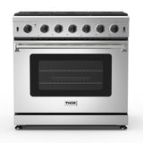 THOR Kitchen Convection Gas Range 6 Burners 91.4cm 169.9L LRG3601U 1