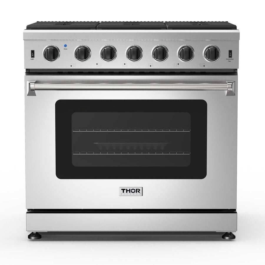 THOR Kitchen Convection Gas Range 6 Burners 91.4cm 169.9L LRG3601U