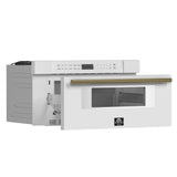 FORNO Espresso Capoliveri Built-In Microwave 75.9cm 34L FMWDR3000-30WHT 3