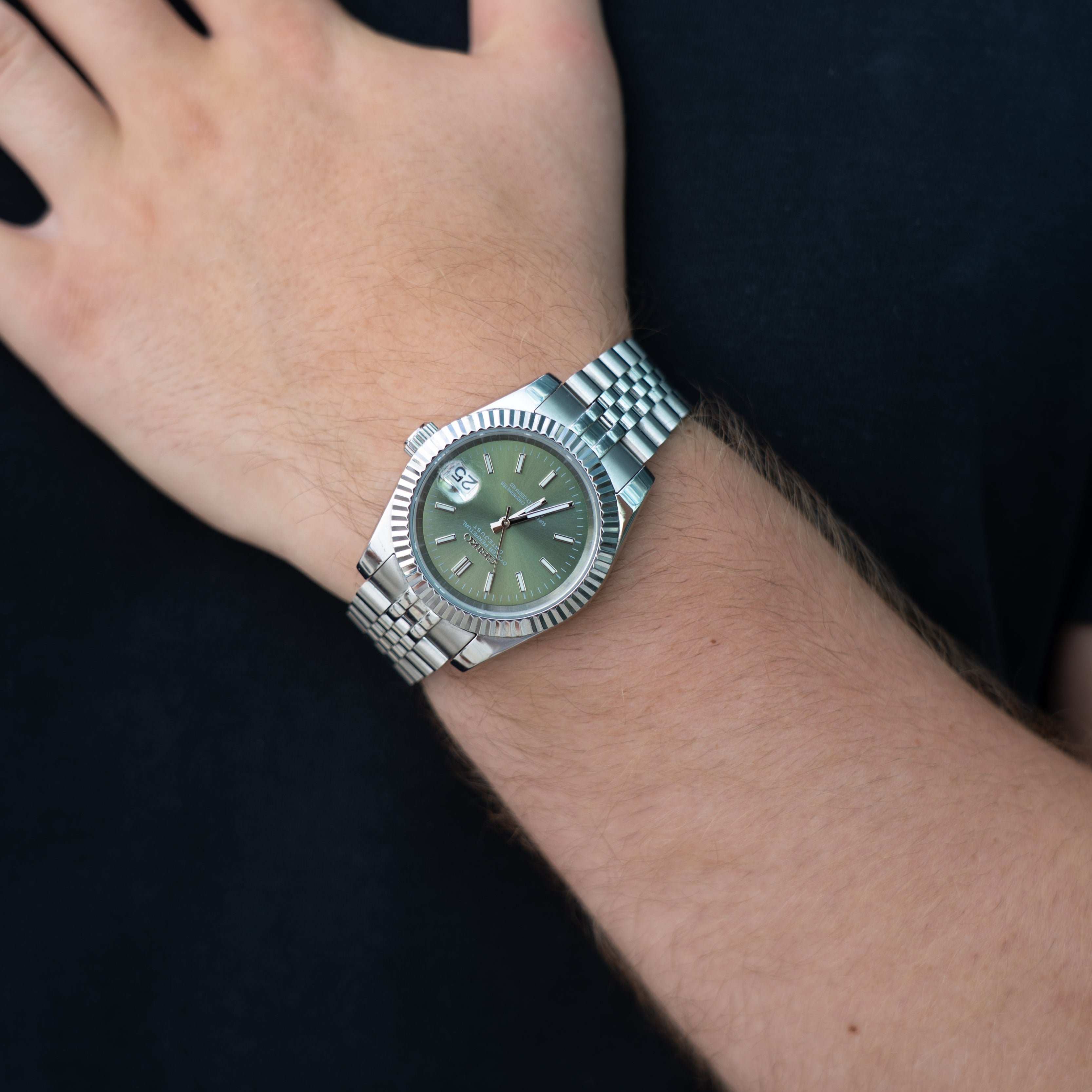 Seiko Seikojust Olive Dial | MODSERA