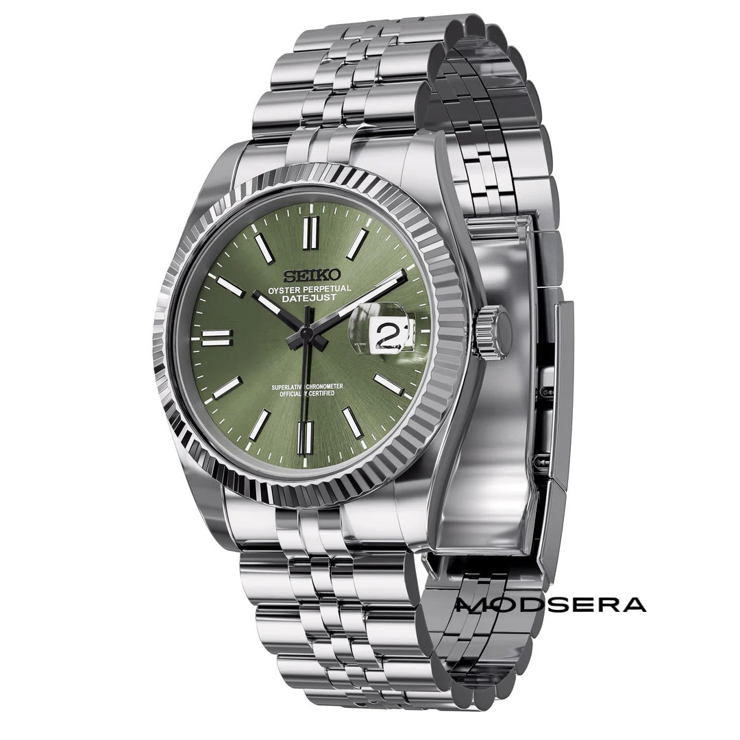 Seiko Seikojust Olive Dial | MODSERA