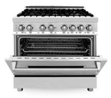 ZLINE Legacy Dual Fuel Range 91.4cm 130.3L RA36 6
